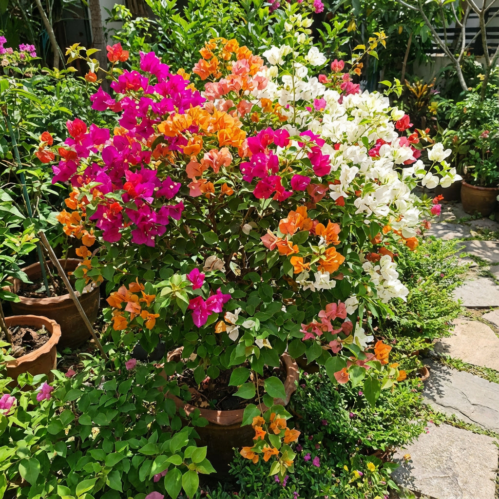 ブーゲンビリア3色植え 植え付け用ミックスカラーブーゲンビリアの種を購入 - 明るくカラフル