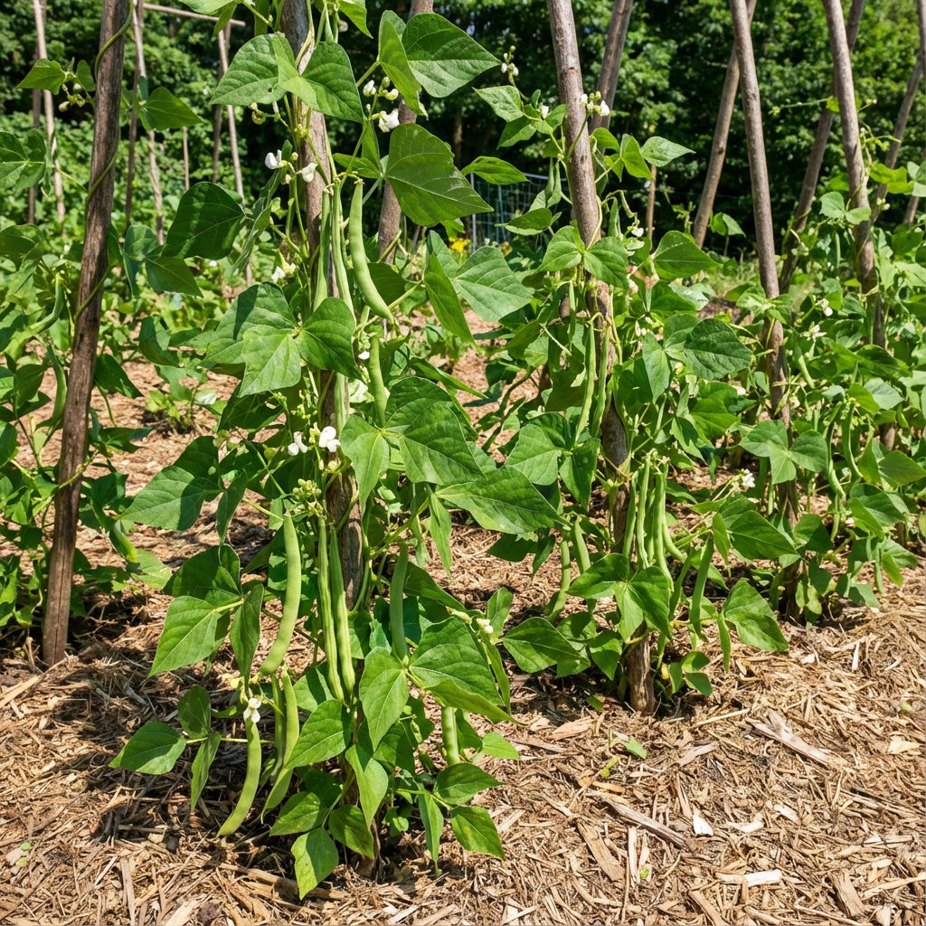 White Mogettes Beans Planting Seeds for Vegetables