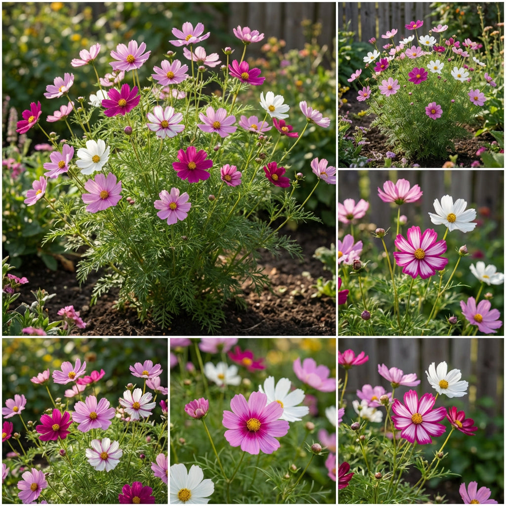 Cosmos Mix Flower Seeds for Planting - Vibrant Annual Blooms for Your Garden