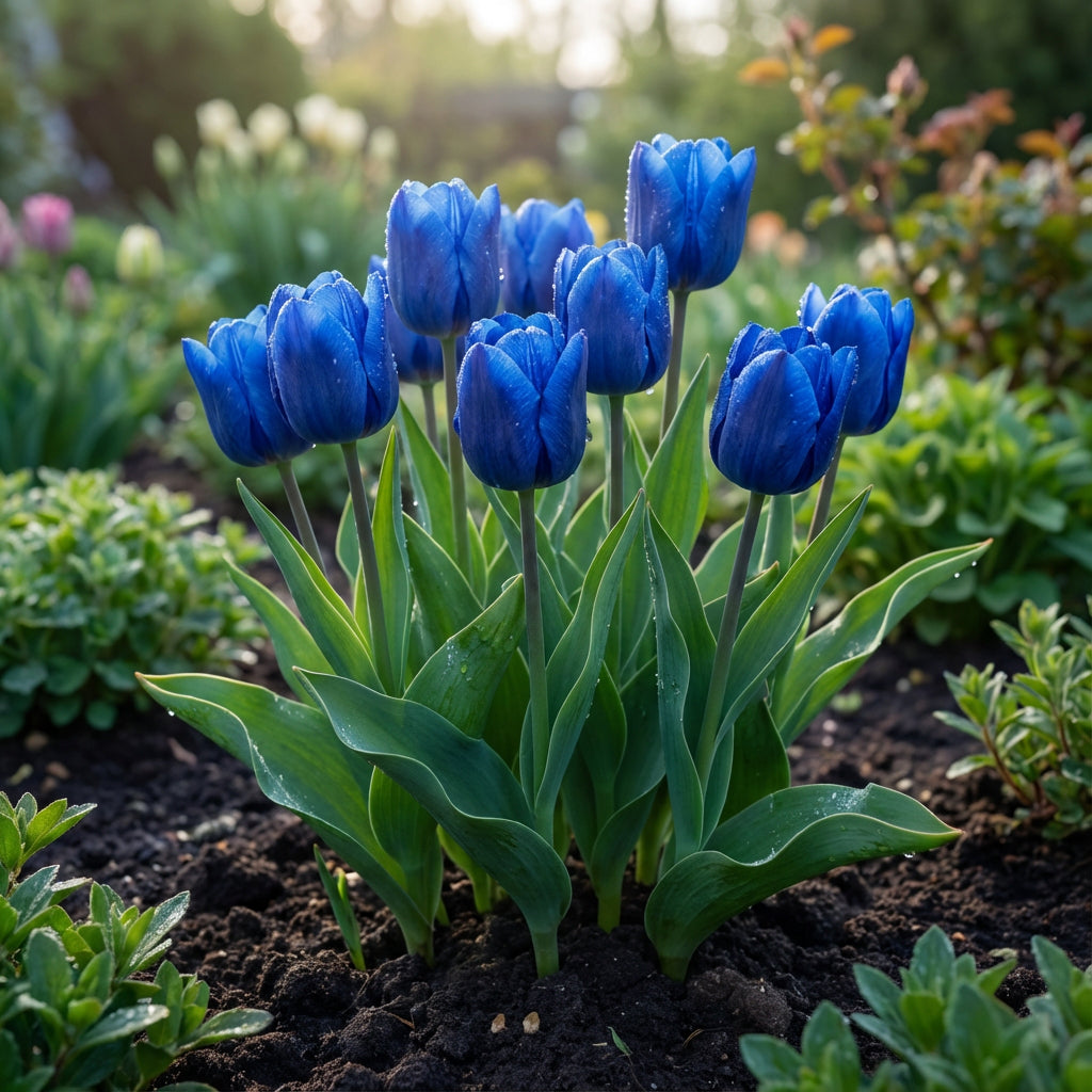 Tulip Blue Flower Seeds for Planting Vibrant Blue Blooms for Your Garden