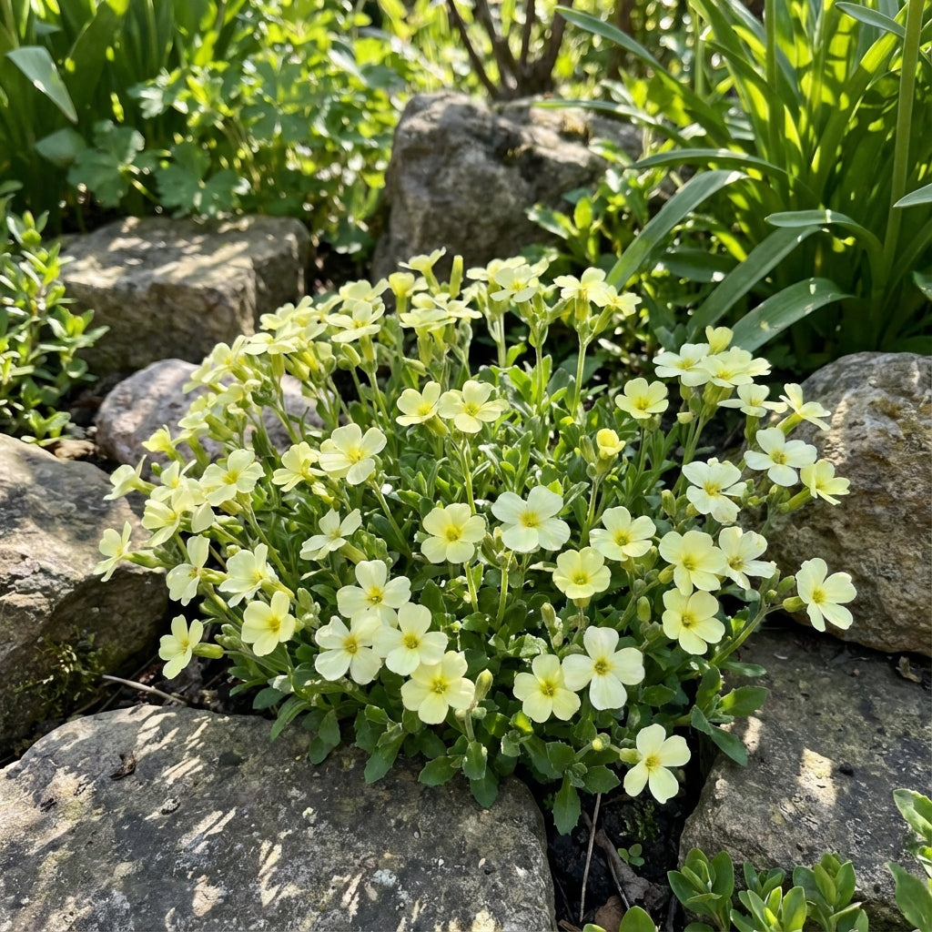 Hellgelbe Aubrieta-Blumensamen für farbenfrohe Pflanzenausstellungen