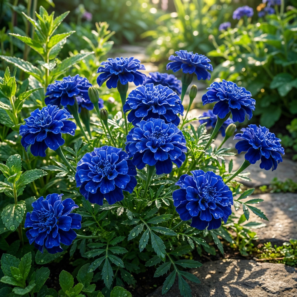 Semi di Calendula Blu per Esposizioni di Giardino Mozzafiato ed Esotiche