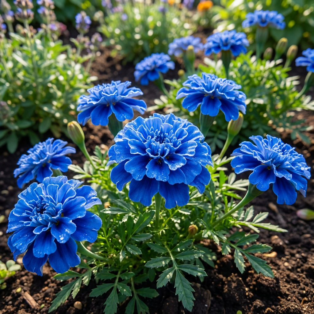 exotic garden seeds cultivate-exotic-beauty-with-marigold-flower-seed -for-planting-blue-perfect-for-bold-and-captivating-garden-displays-100-pcs – Pure Asia Seeds