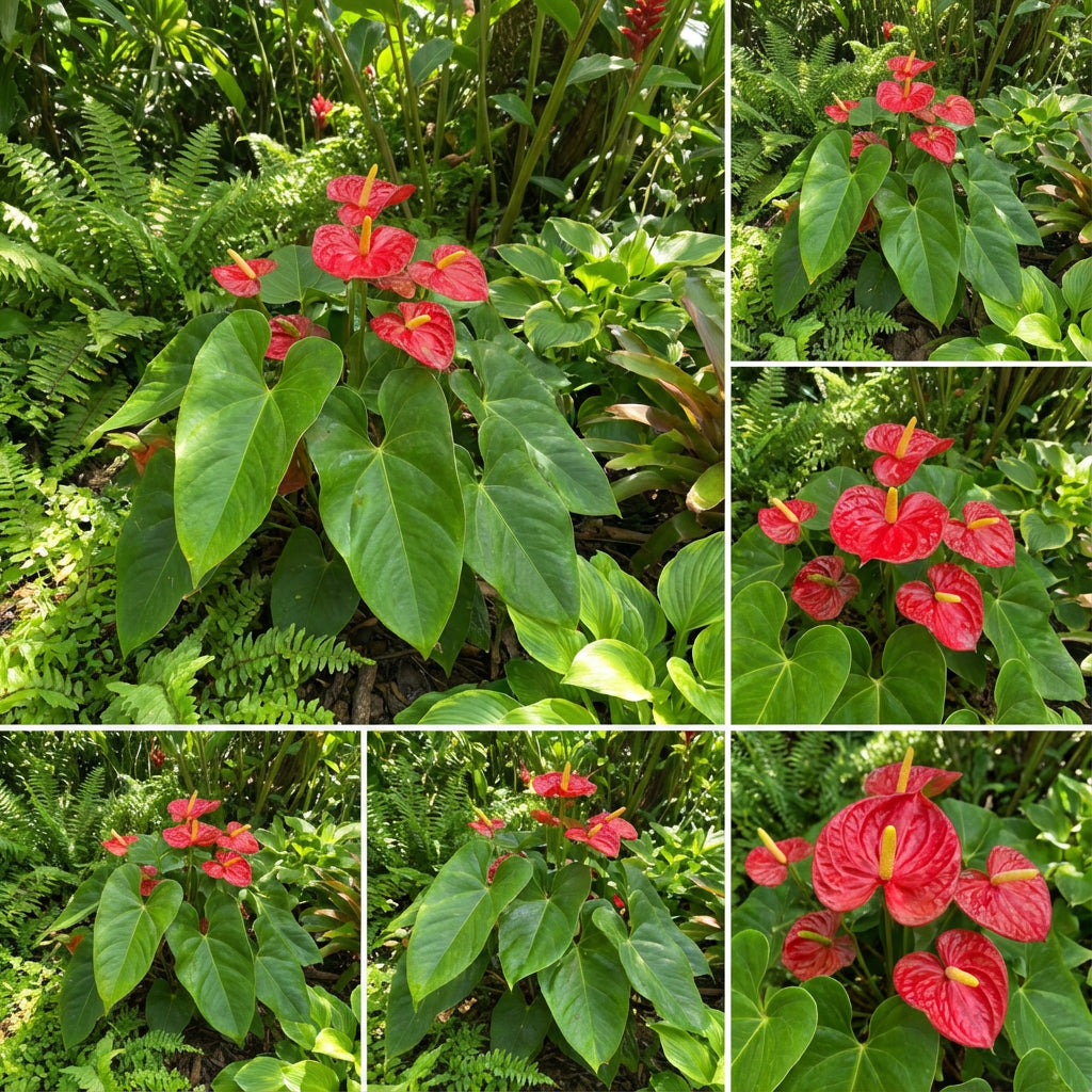Graines de fleur rouge d'Anthurium Andraeanum pour plantation