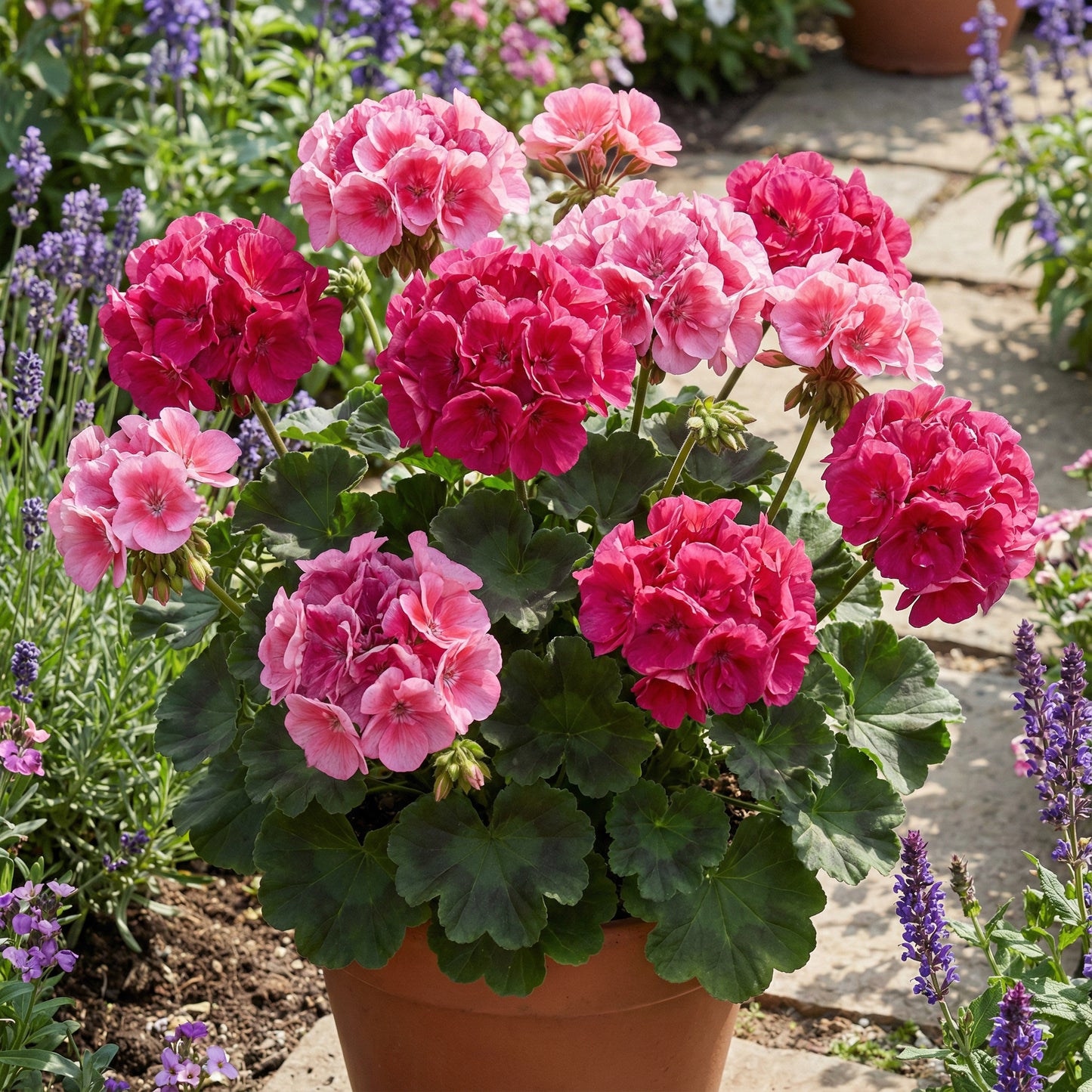 Große Blüten Pinke Geranien Samen - Perfekt zum Pflanzen im Frühling