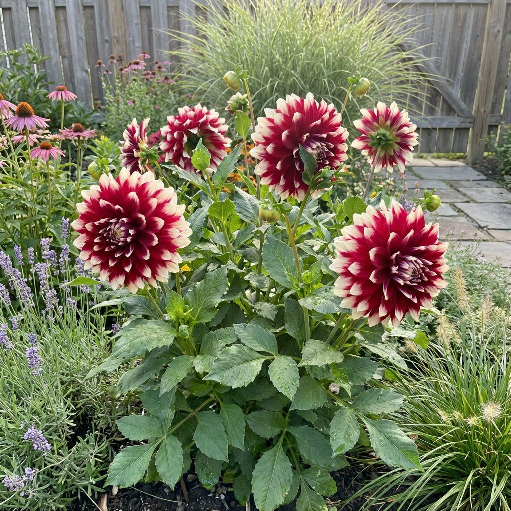 Zweifarbige Dahlienblumensamen: Premium-Mischsaatgut für lebendige Gartenblüten