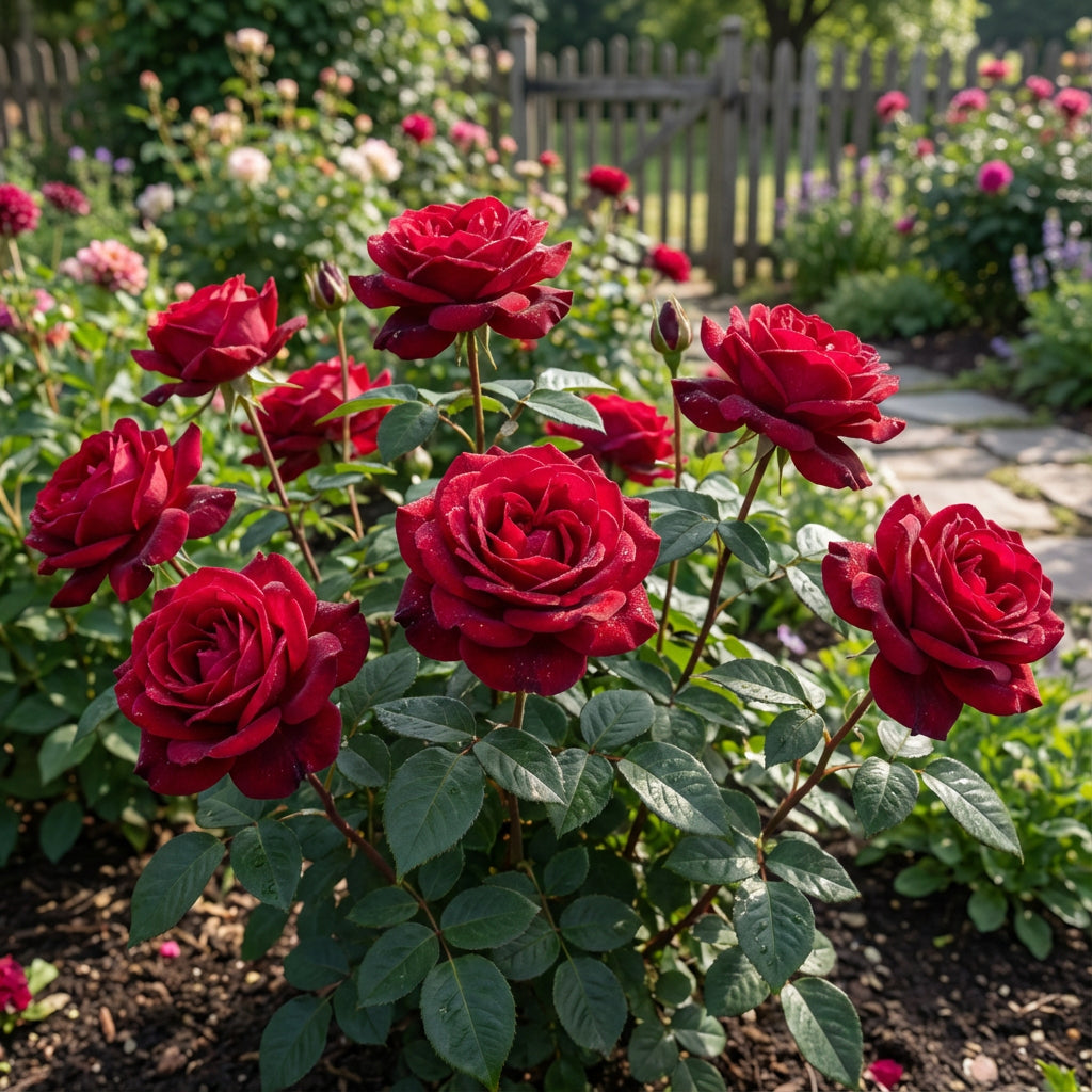 Ruby-Rosen-Blumensamen Pflanzmischung