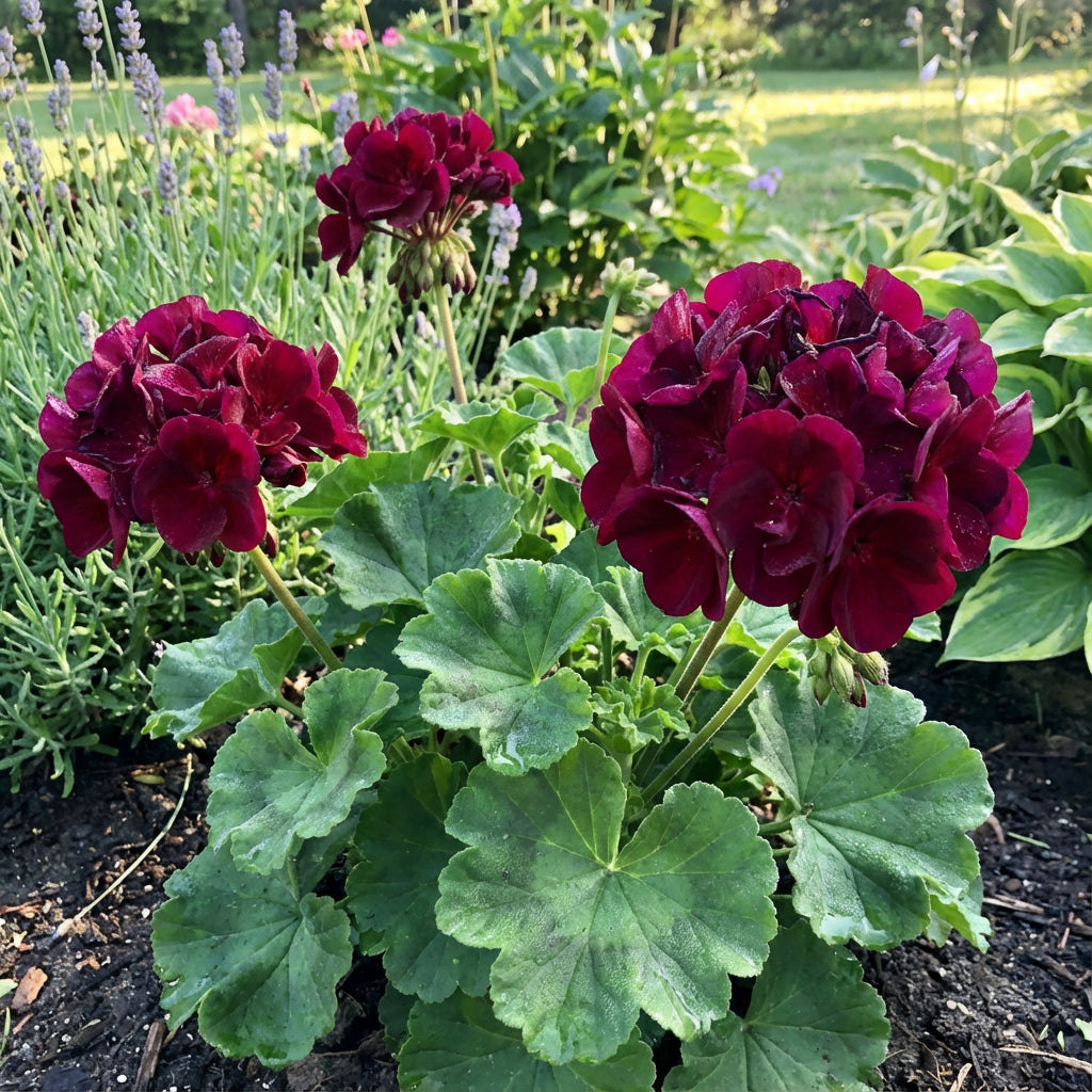 Graines de géranium Grandes Fleurs pour plantation - Marron rougeâtre