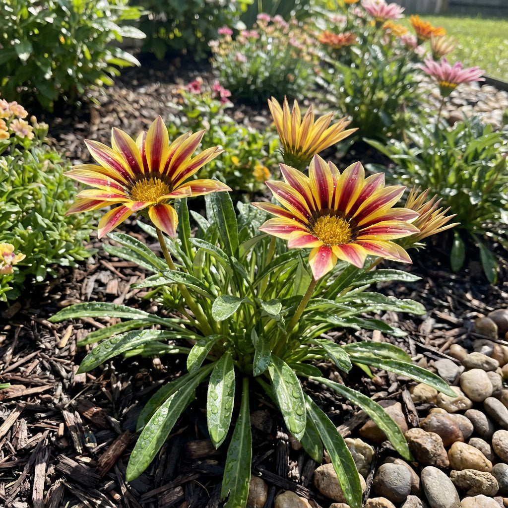 Gazania Flower Seeds - Yellow and Red for Vibrant Planting