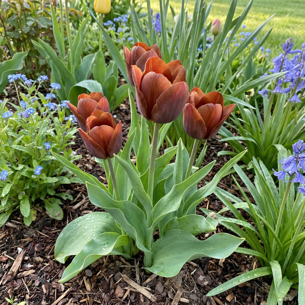 Graines de tulipe brune pour plantation - Magnifiques floraisons printanières