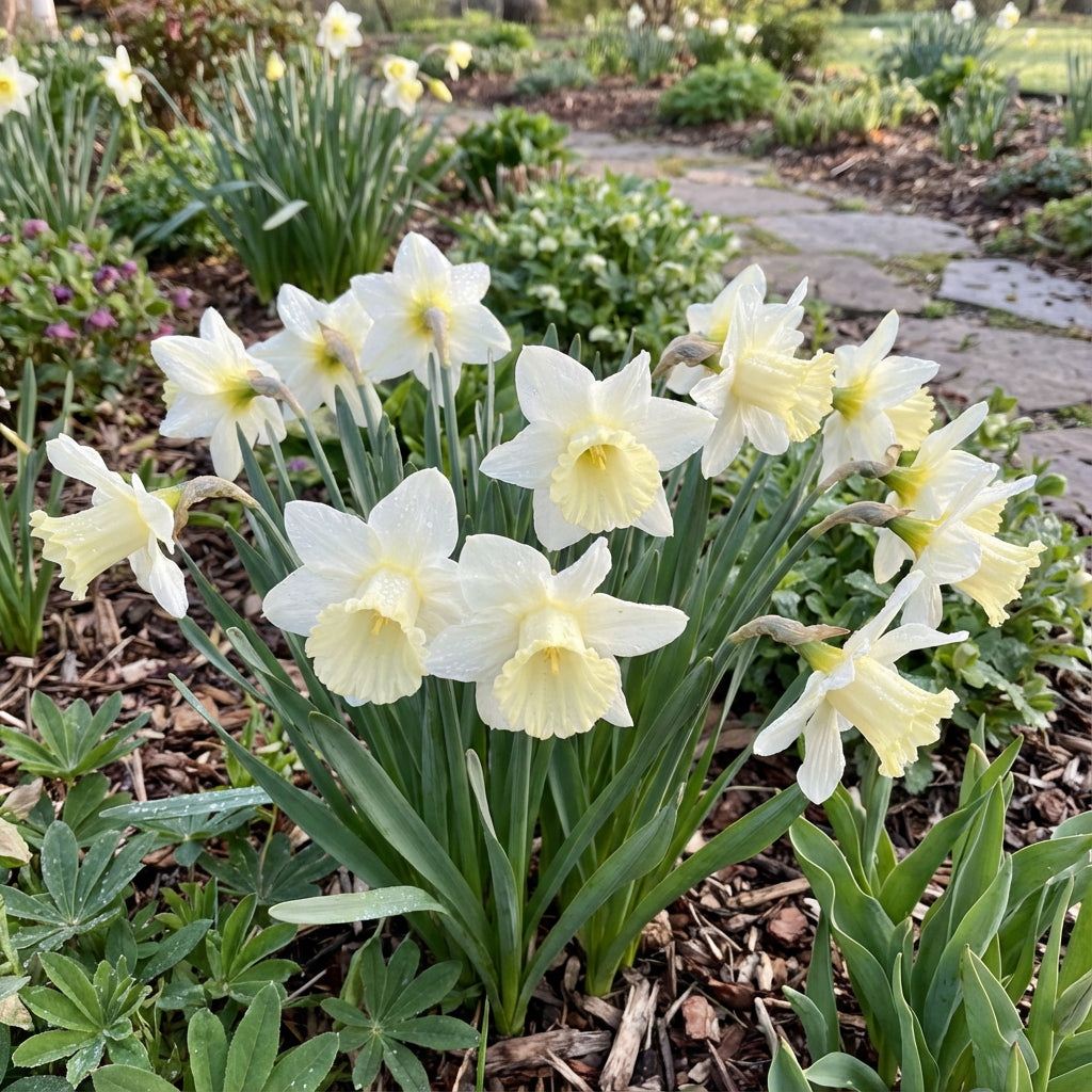 Semillas de flor de narciso blanco para fácil plantación