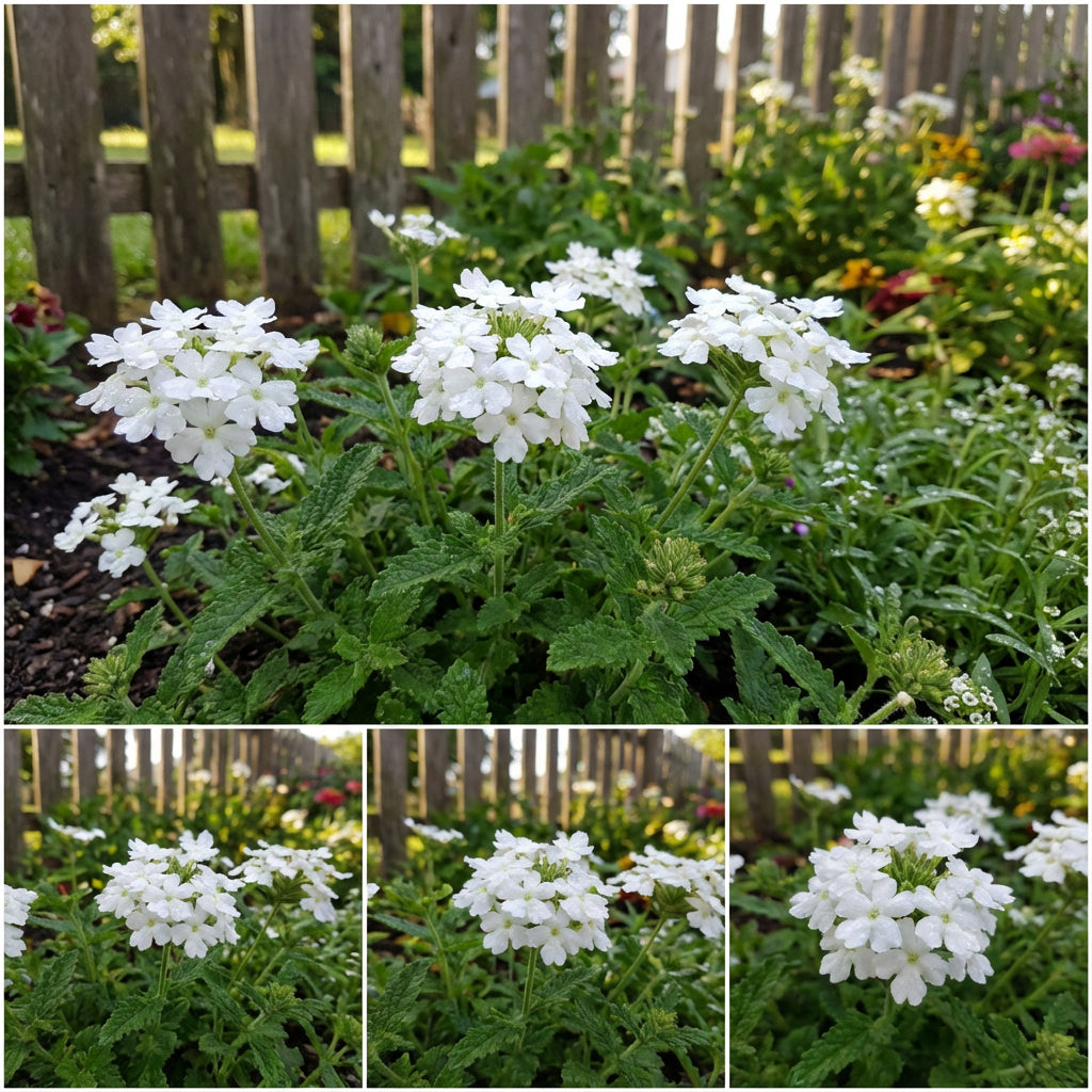 Pure White Verbena Seeds for Planting - Brighten Your Space