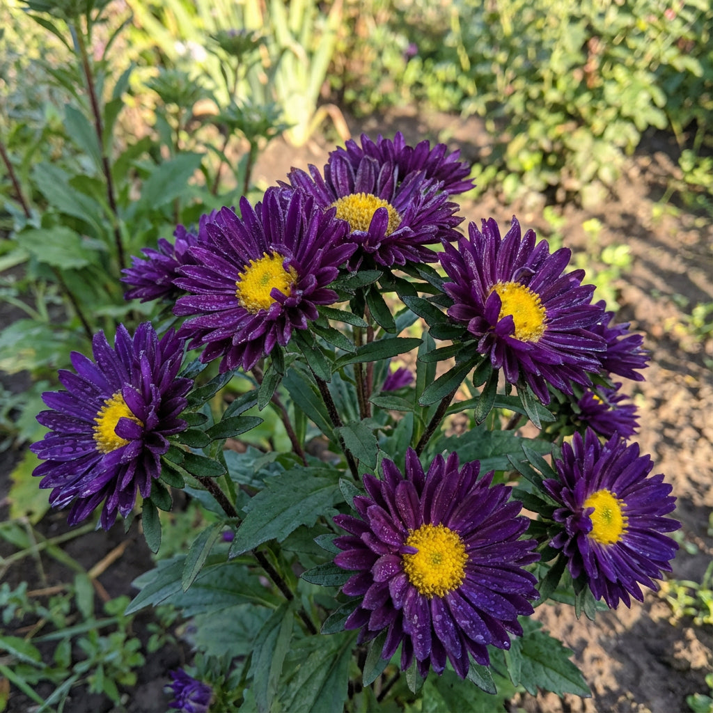 Dark Purple Aster Seeds for Planting - Stunning Blooms for Your Garden