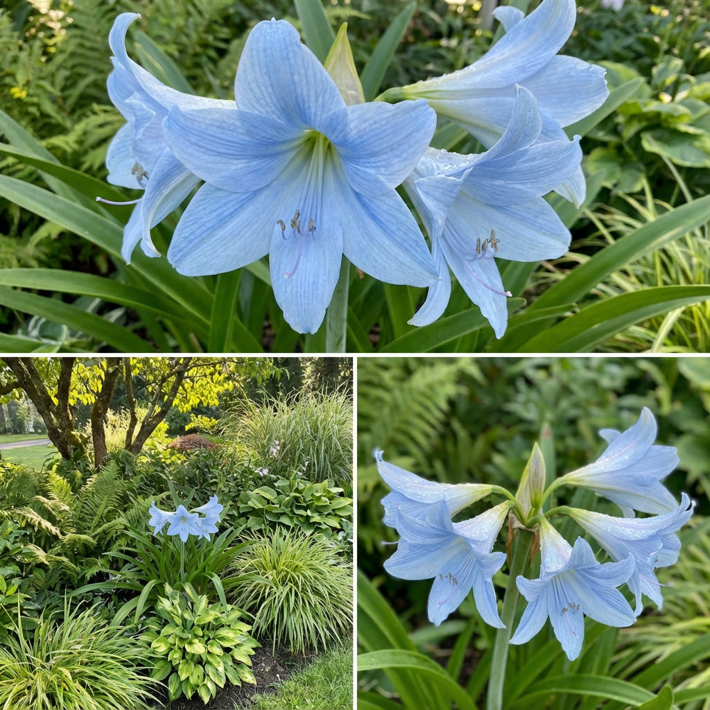 Captivating Light Blue Amaryllis Seeds for a Soothing Garden
