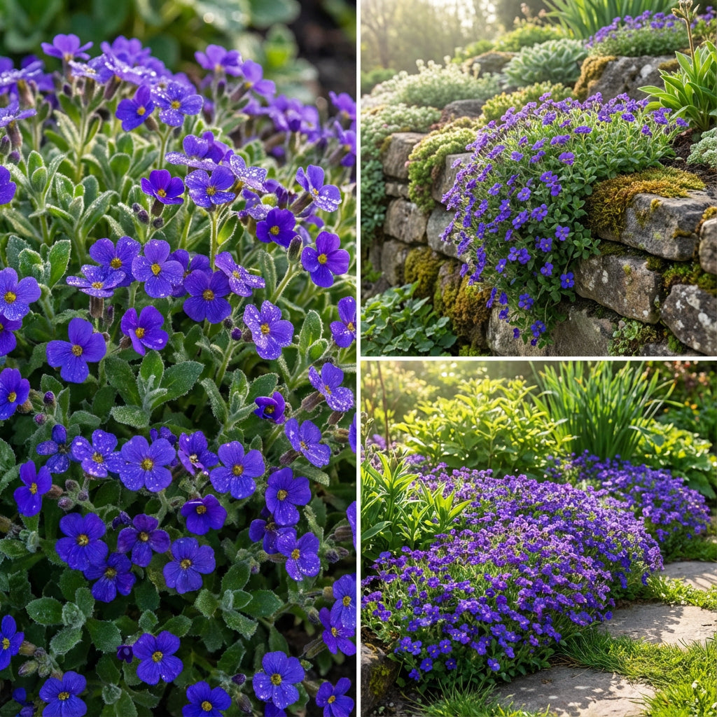 Graines d'Aubriète Bleu Foncé pour Planter de Belles Floraisons