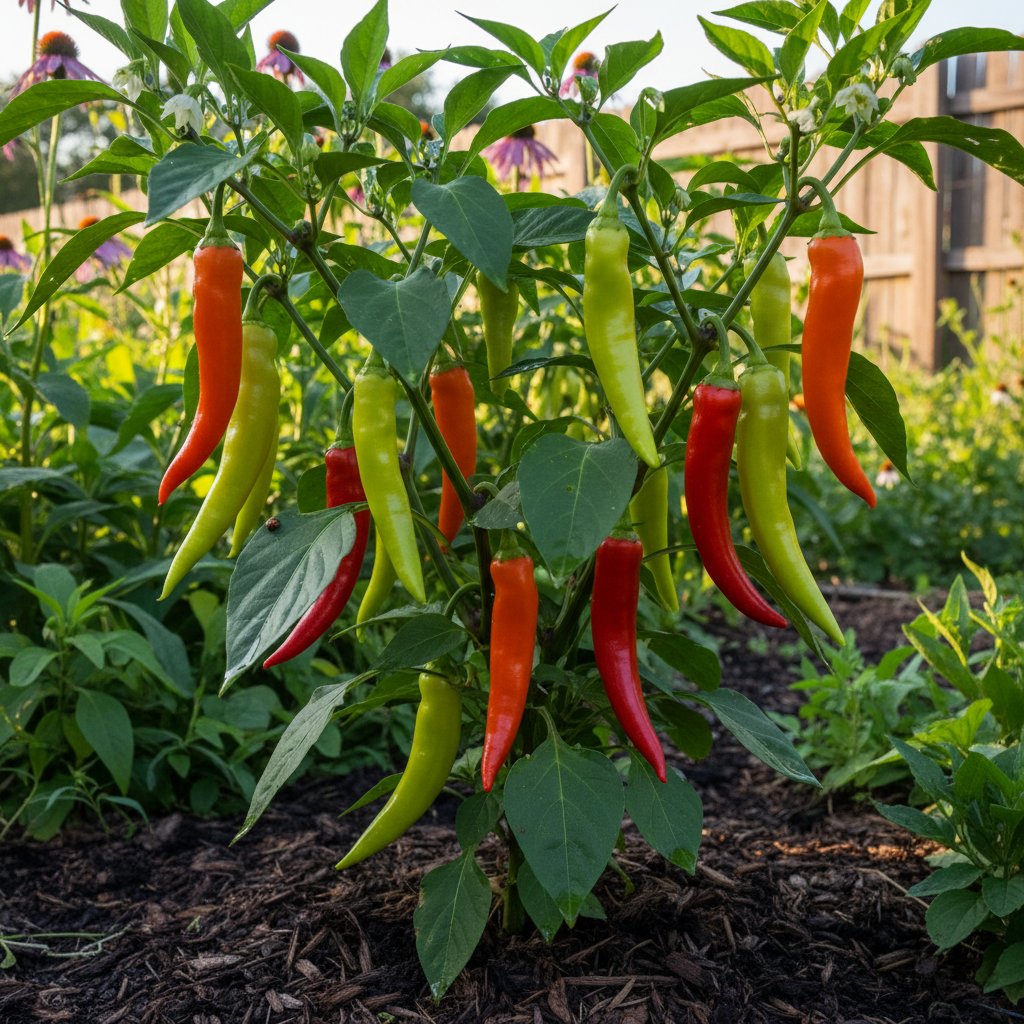 Hungarian Pepper Capsicum annuum Vegetable Seeds for Planting in Garden and Vegetable Patch