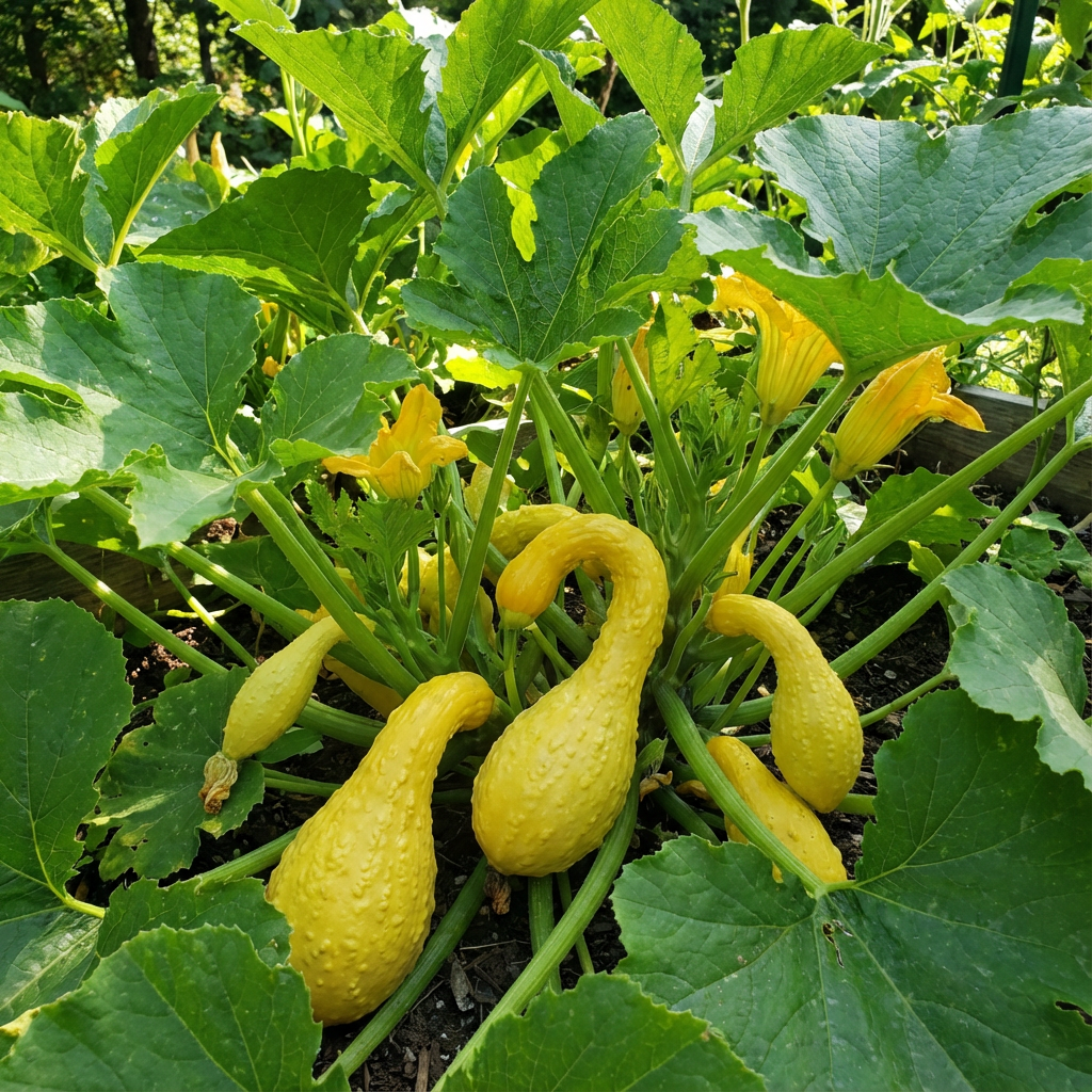 Summer Crookneck Yellow Squash Seeds for Planting