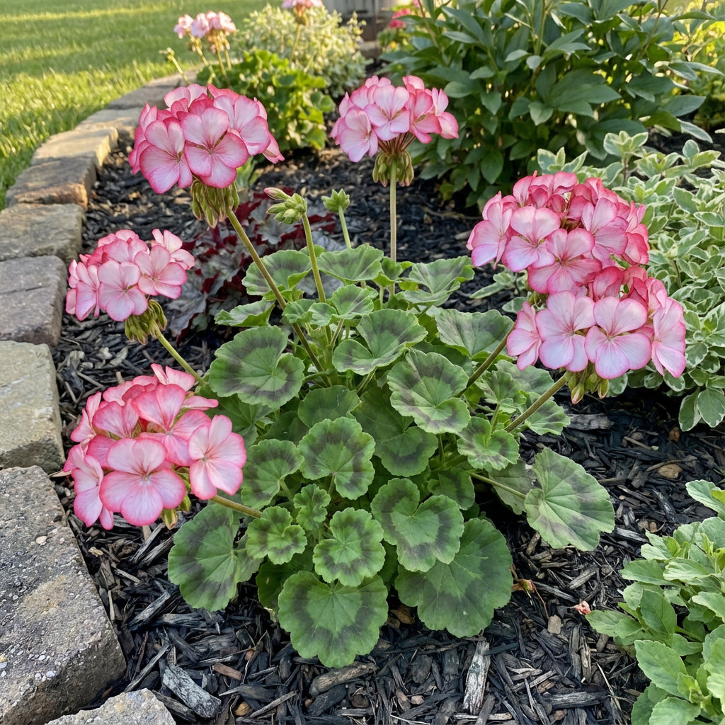 Geranium Mix Apple Blossom Seeds for Planting Vibrant Annual Flowering Plants