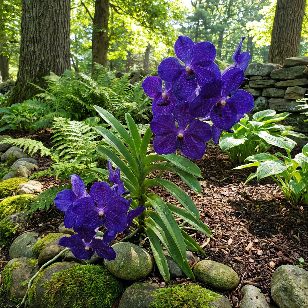 Semillas de Orquídea Azul Oscuro para Plantar Fácilmente