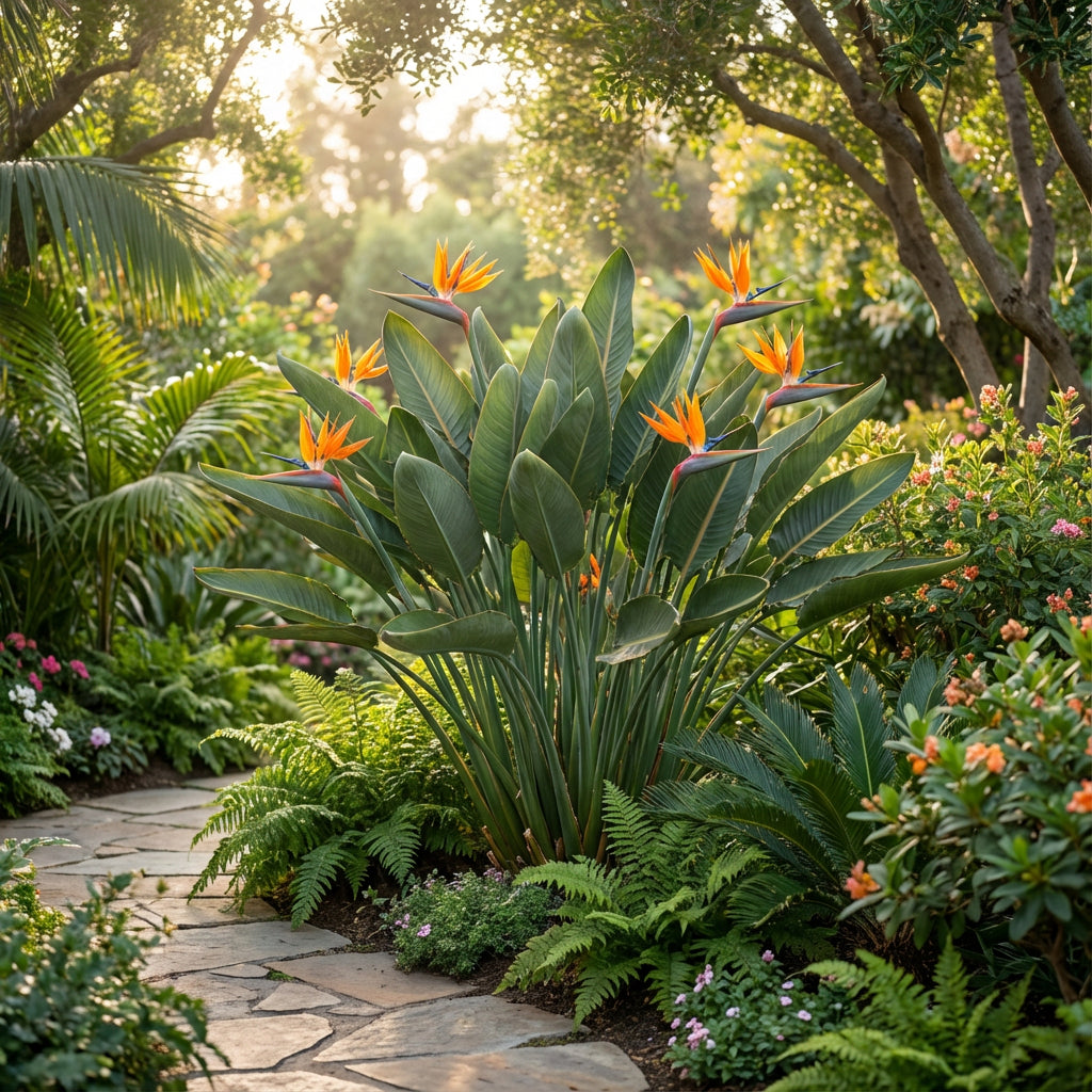 Strelitzia Reginae Pflanzensamen Pflanzen Orange Blau