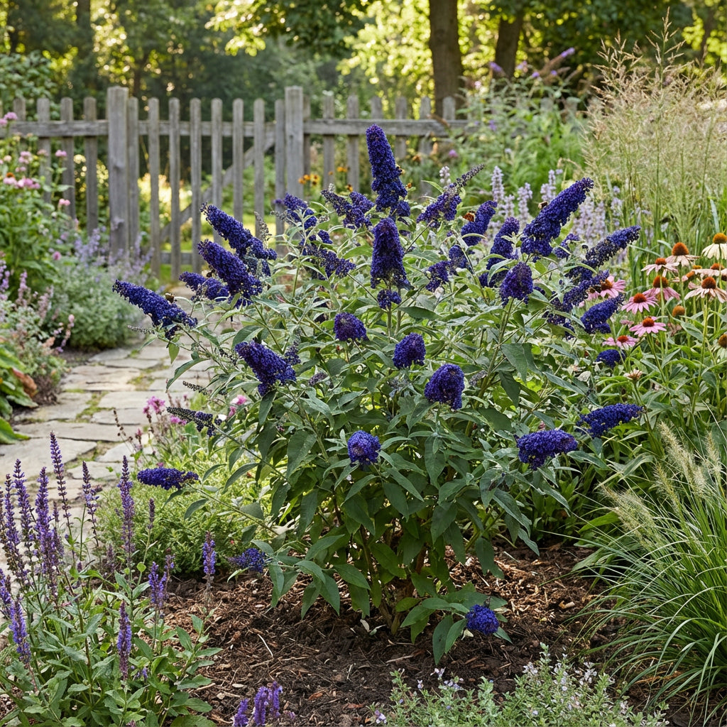 Graines de fleurs de buddleia bleu foncé pour plantation facile