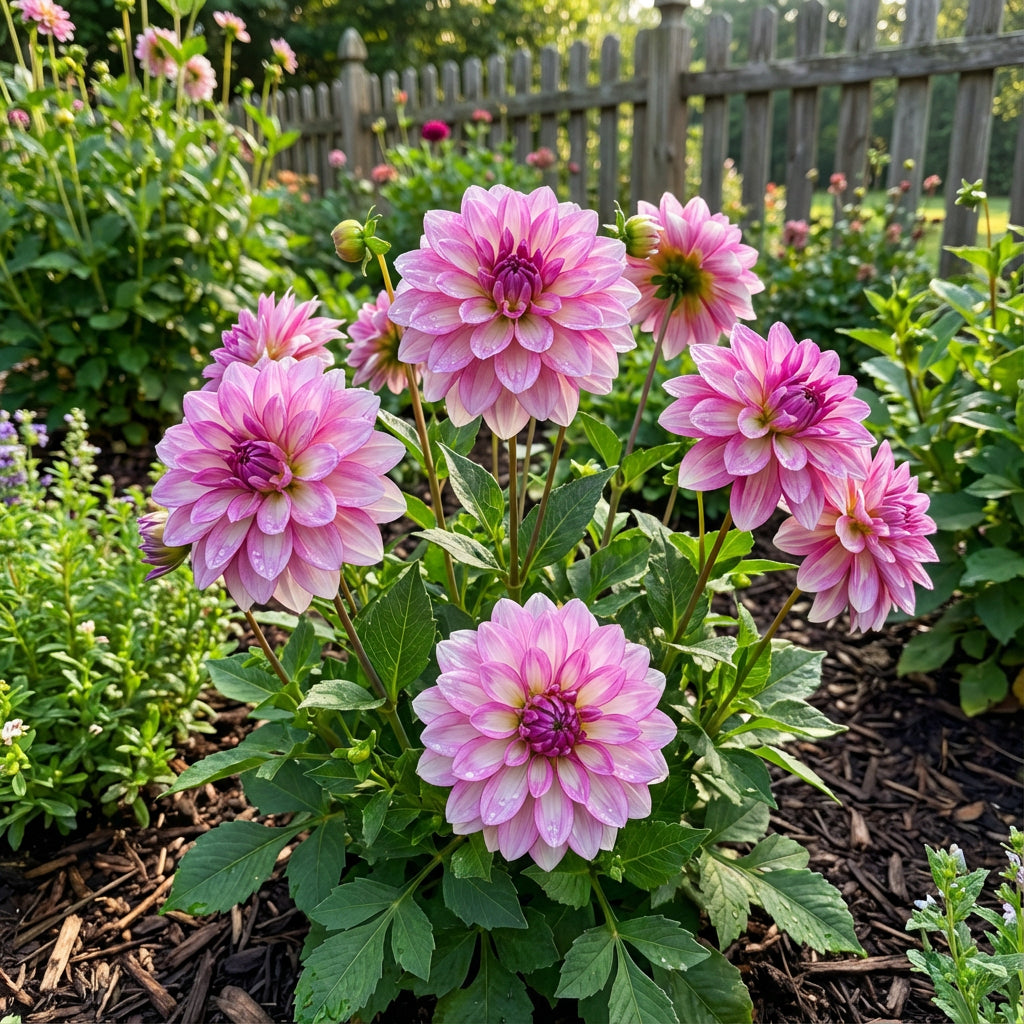 Pink and White Dahlia Flower Seeds for Planting