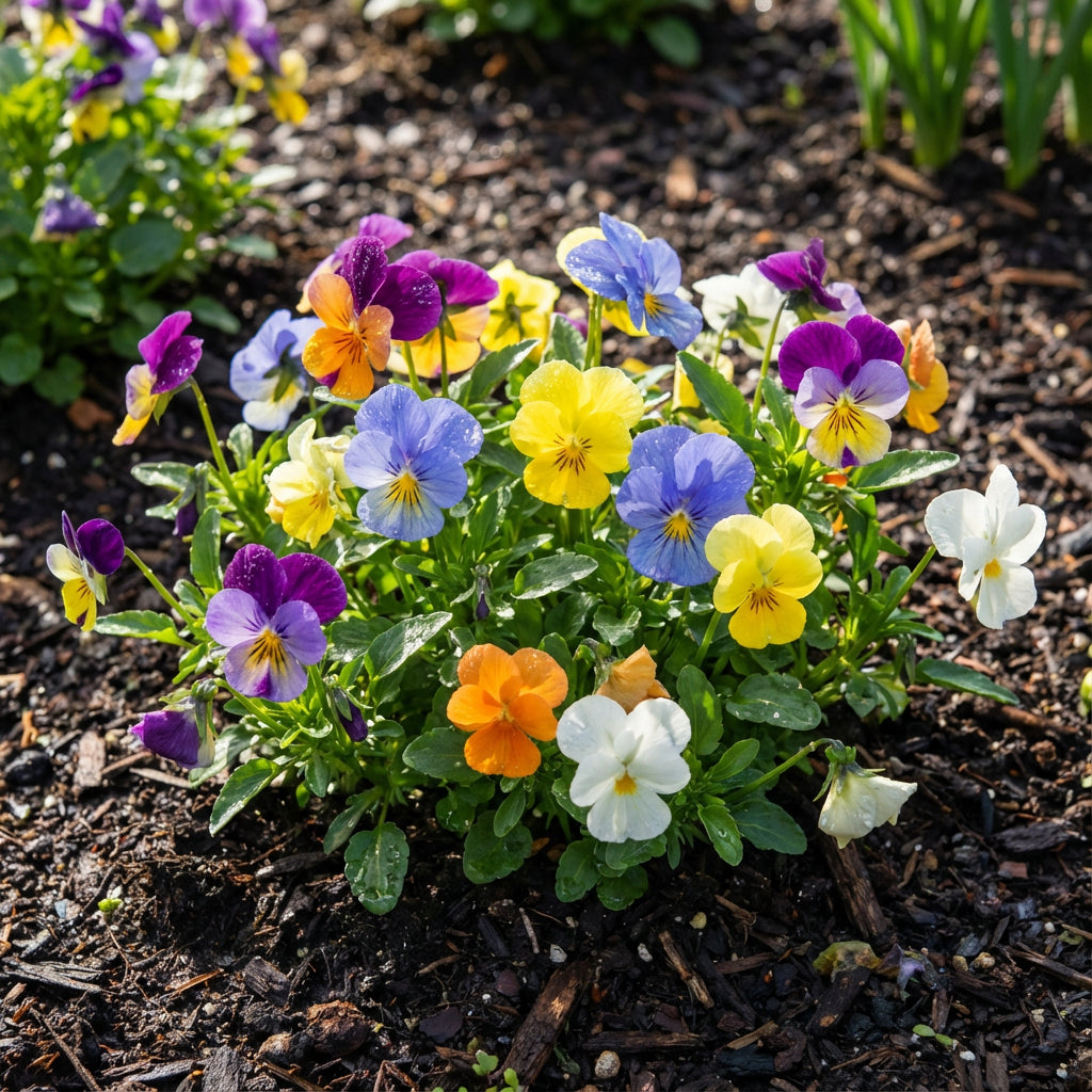 Semillas de flores de sorbete de viola variada y colorida para plantar