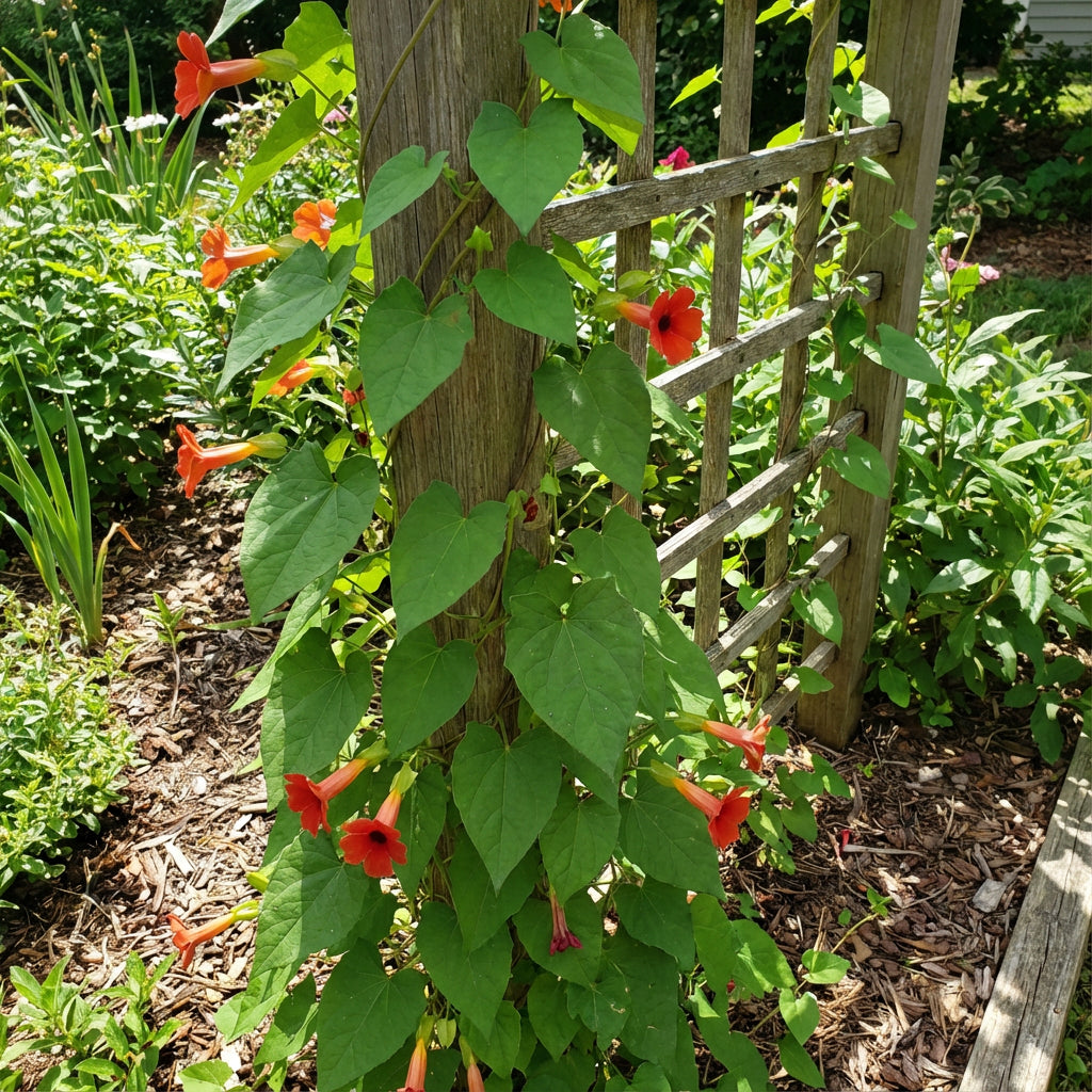 Thunbergia Coccinea Seeds - Planting Scarlet Flower for Vibrant Gardens