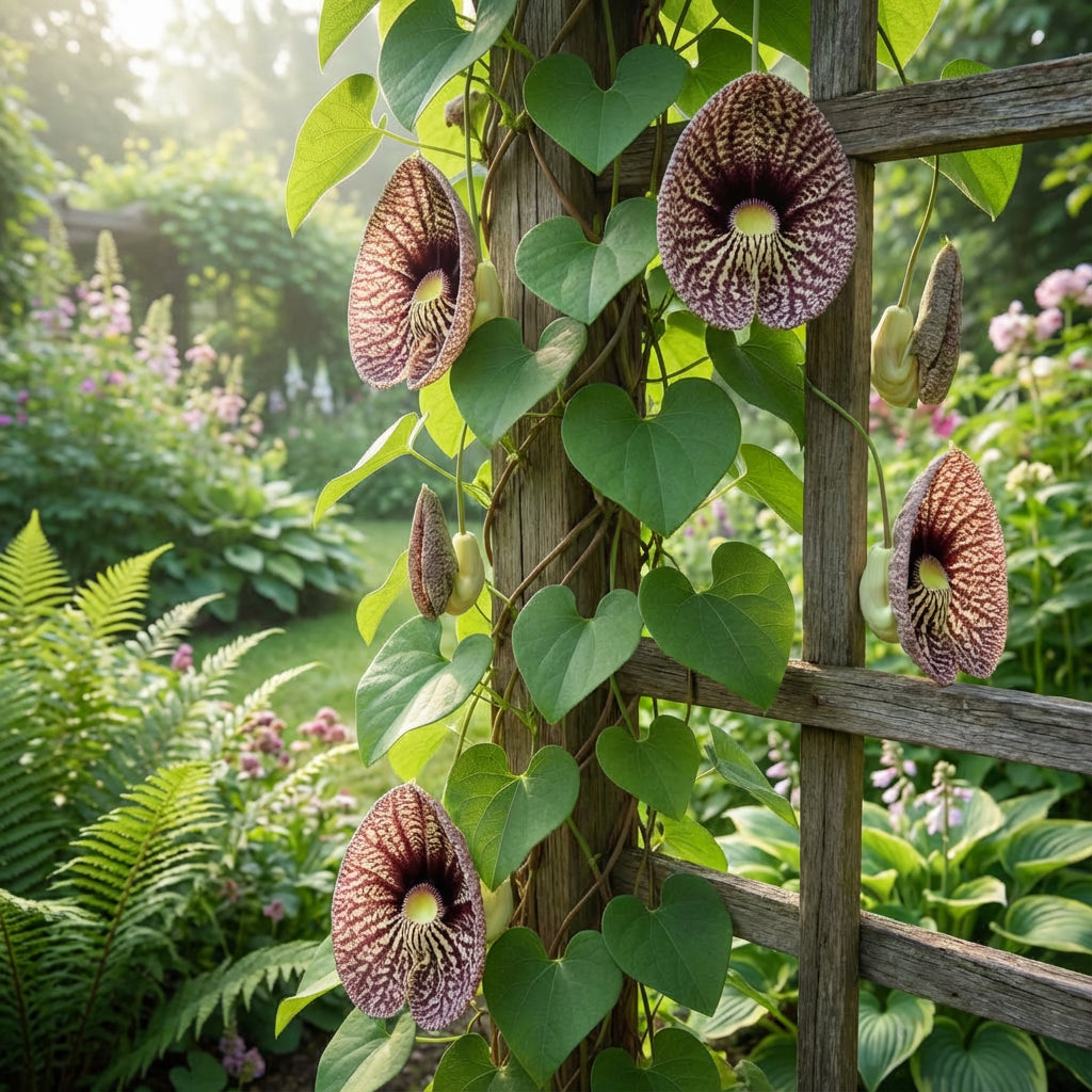 Aristolochia Elegans Flower Seeds for Planting Exotic Vines