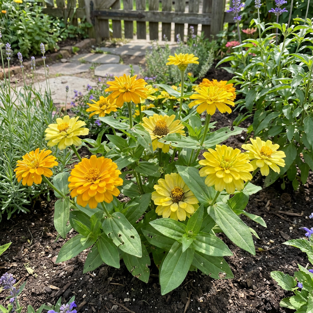 Radiant Yellow Zinnia Flower Seeds to Create a Stunning Garden Display Seed