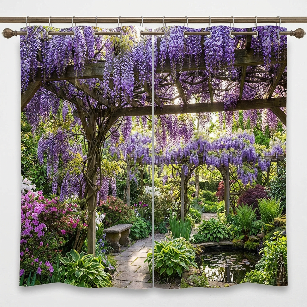 Semillas Esenciales para Plantar Árboles de Glicinia Japonesa vibras florales