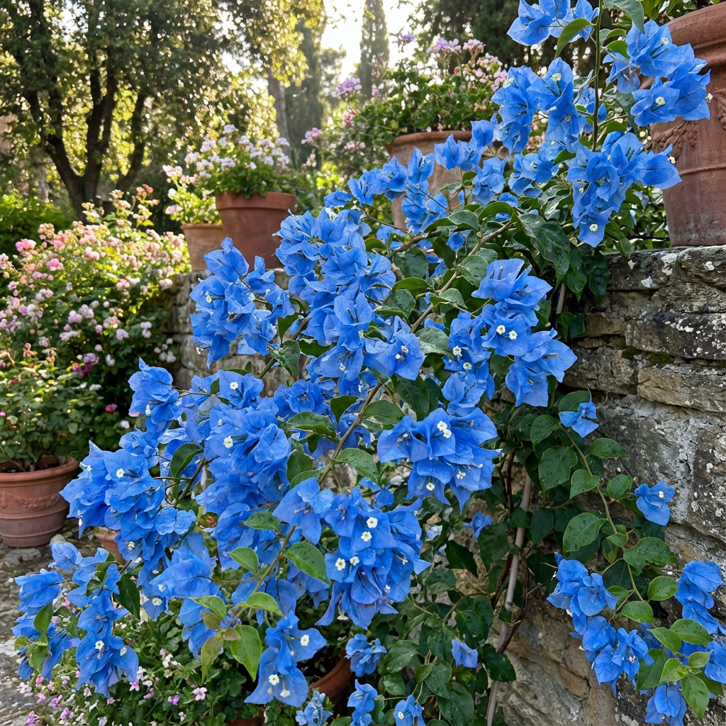 Blue Bougainvillea Seeds – Vibrant Flower Seeds for Garden Planting – Pure  Asia Seeds