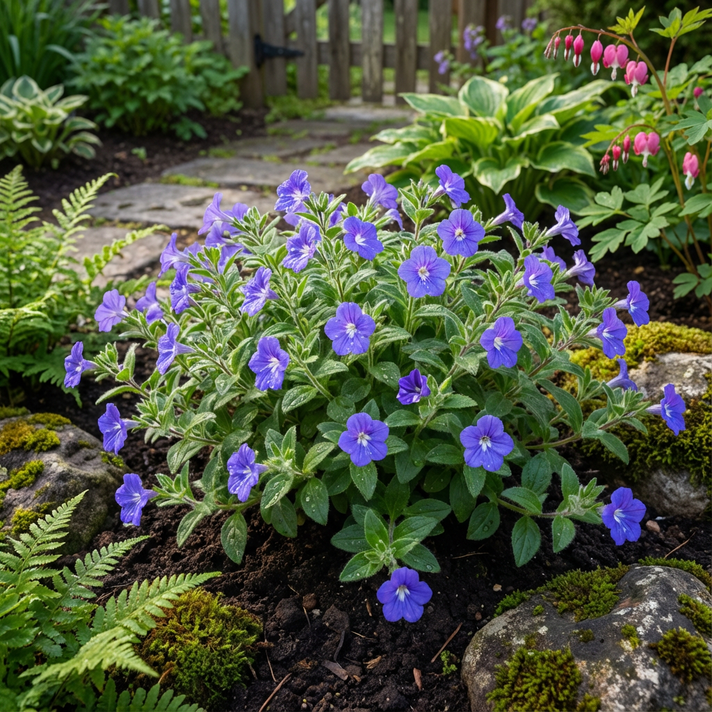 Violet Browallia Flower Seeds for Vibrant Garden Planting and Colorful Floral Displays