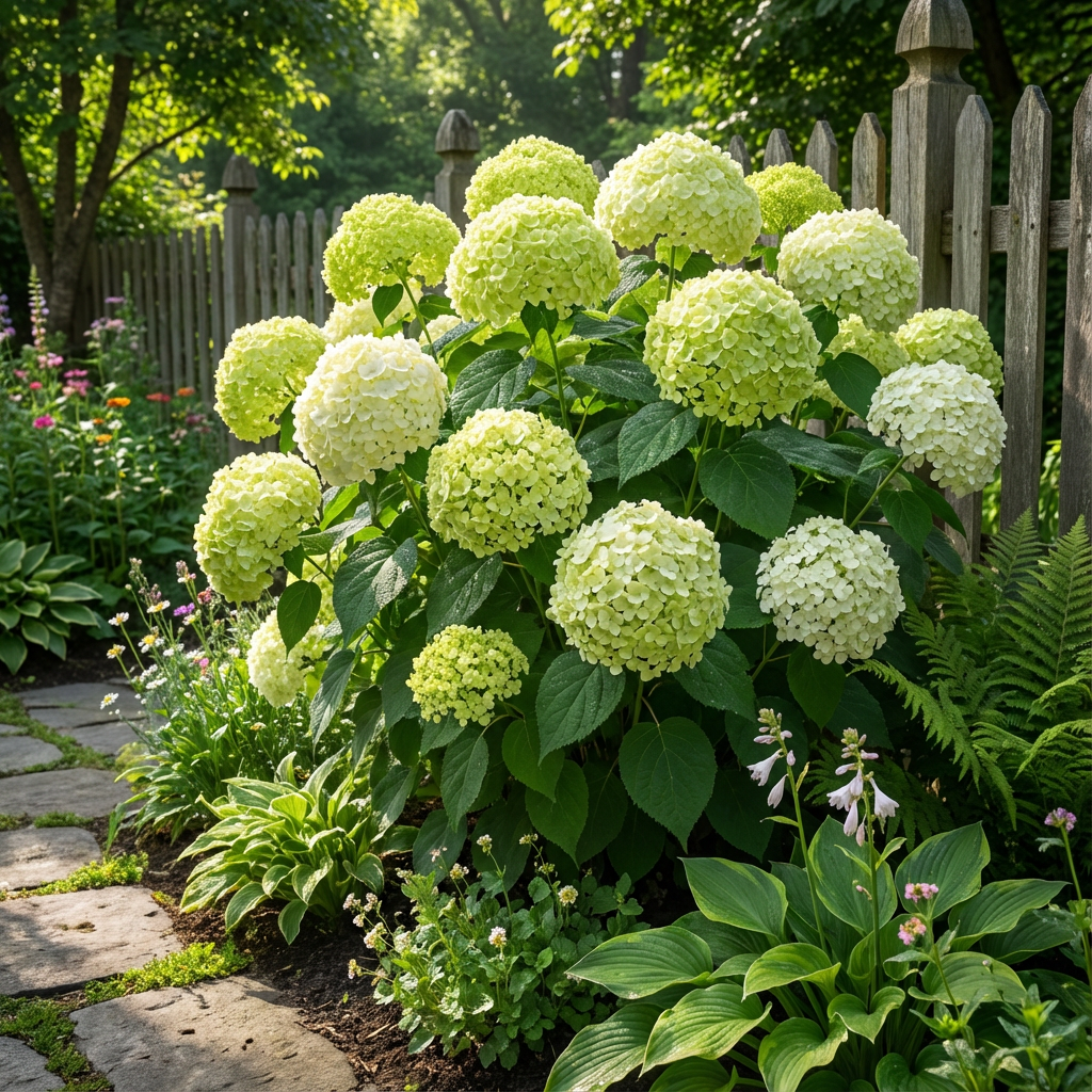 Light Green Hydrangea Flowering Seeds for Planting
