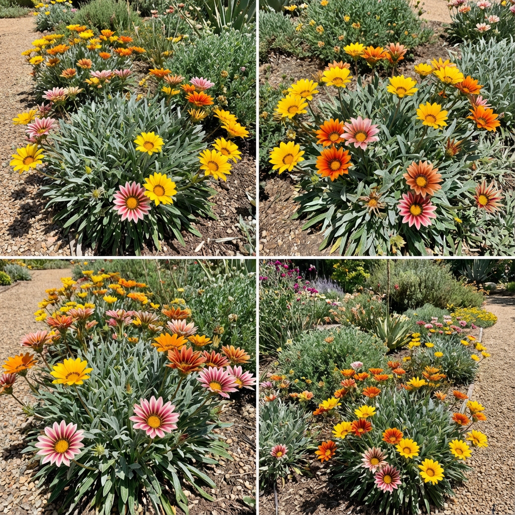 Graines de fleurs de gazania pour plantation de floraisons éclatantes - Parfaites pour jardins ensoleillés et croissance facile