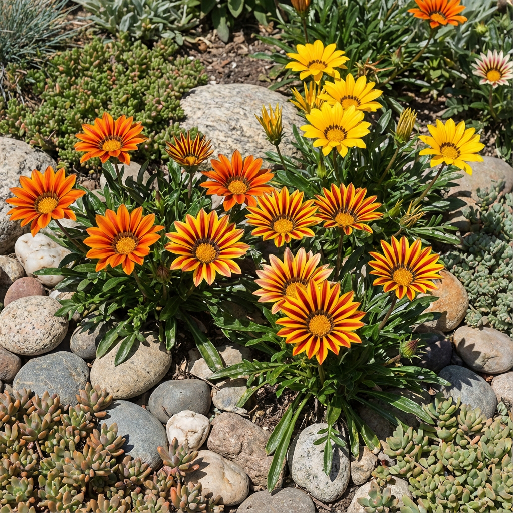 gazania plant Gazania Seeds – White and Purple Blooms for Dazzling Garden Displays – Pure  Asia Seeds