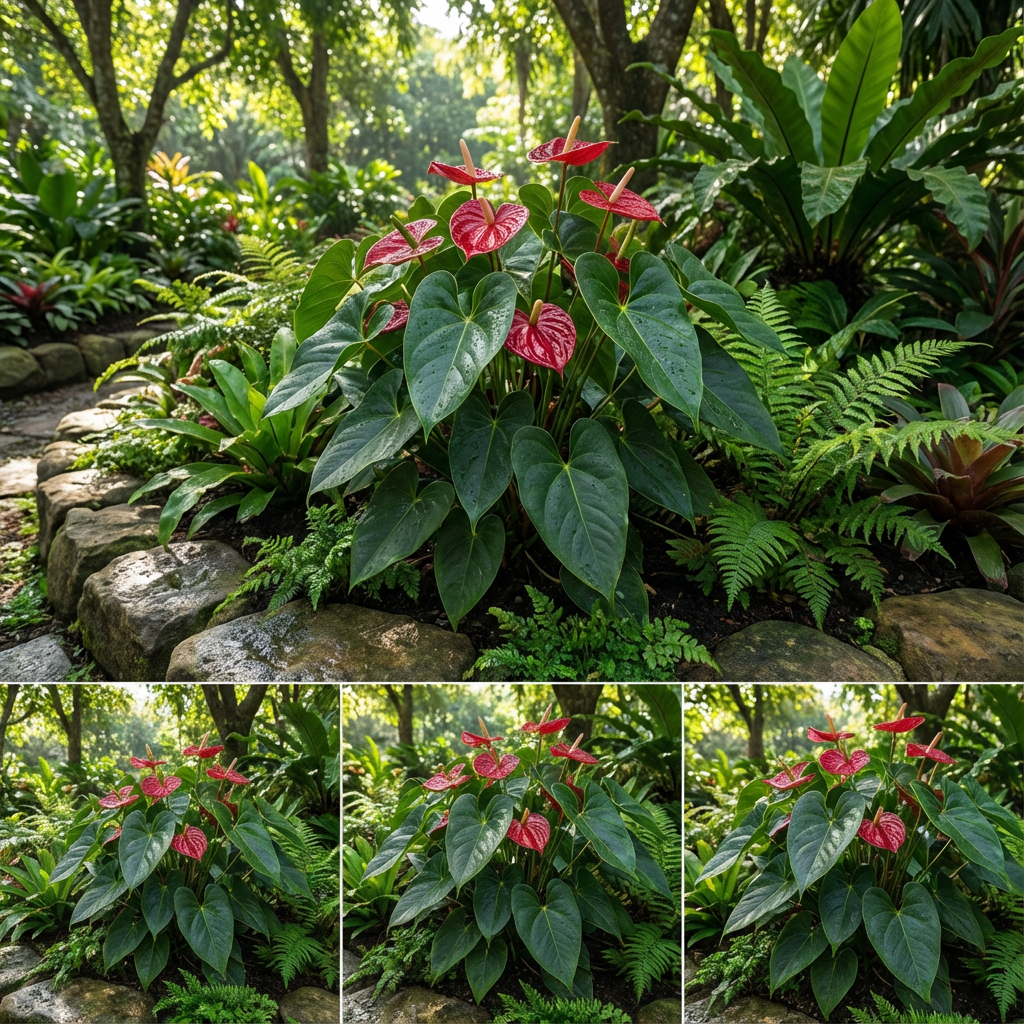 Graines de plante d'Anturio - Beauté tropicale pour une plantation facile