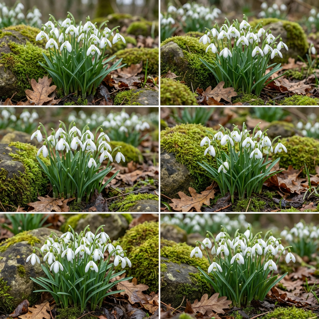Galanthus Seeds for Planting, Delicate White Flower Blooms