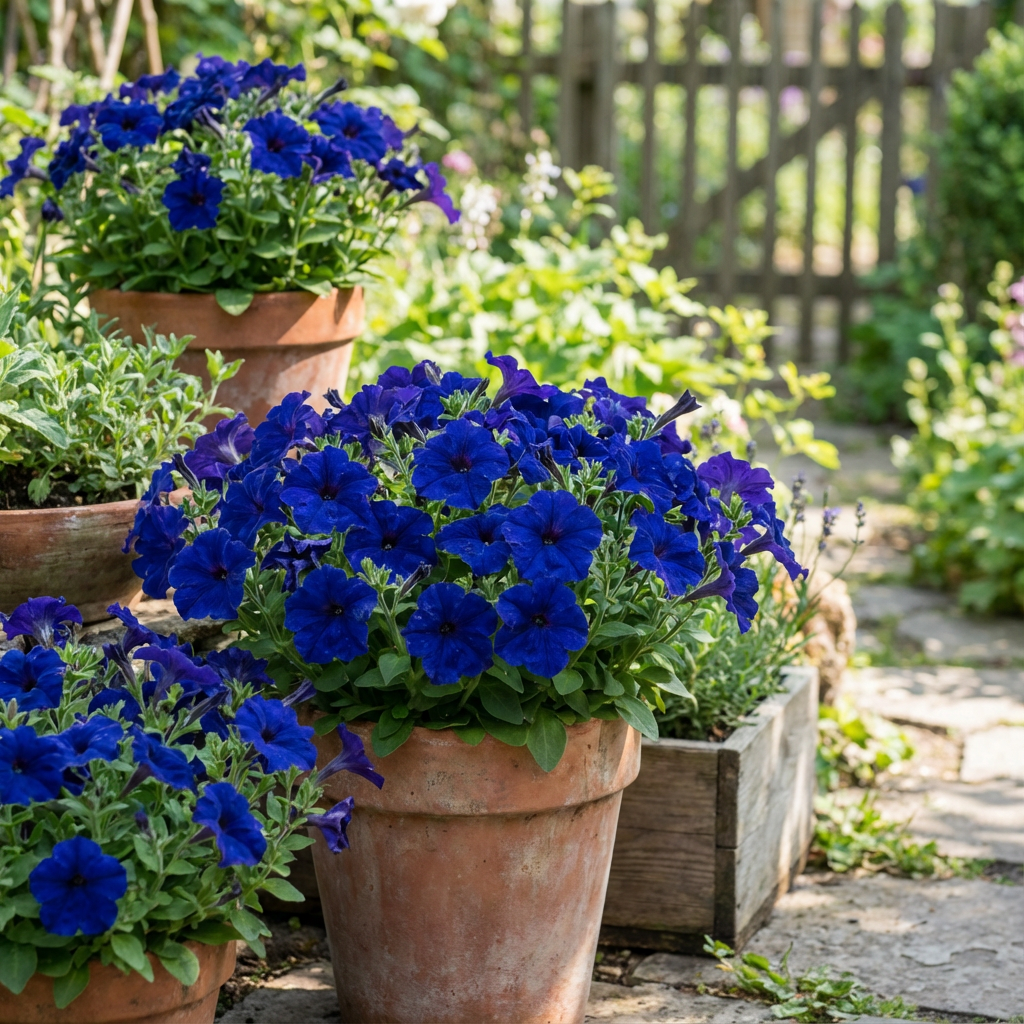 Deep Blue Petunia Seeds for Easy Planting