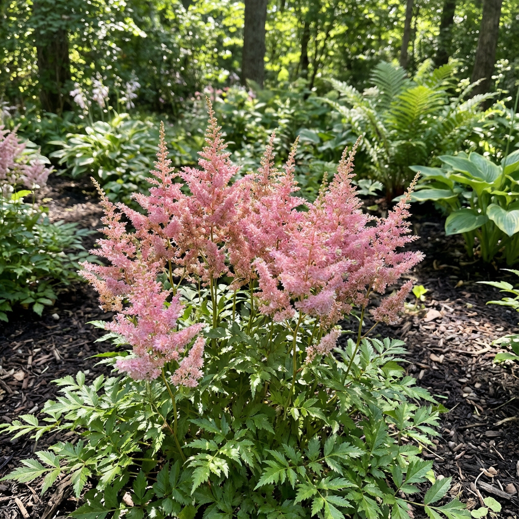 Semillas de Astilbe Rosado para Flores Elegantes: Guía Fácil de Plantación