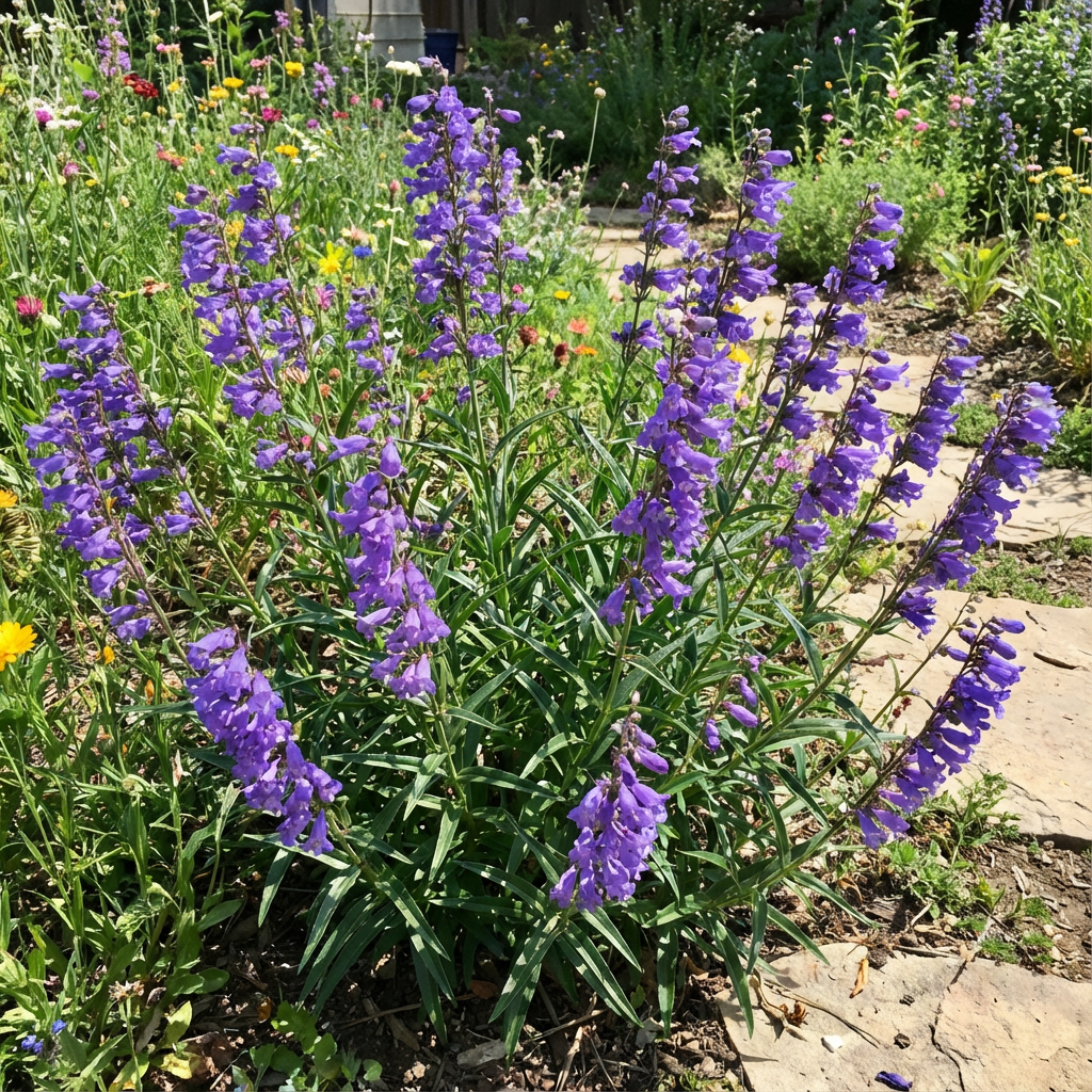 Penstemon Seeds – Blue Strictus Variety for Garden Planting – Pure Asia  Seeds