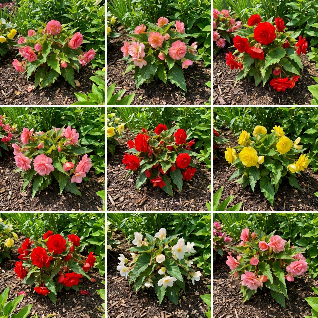 Semillas de flor de begonia para plantar flores coloridas