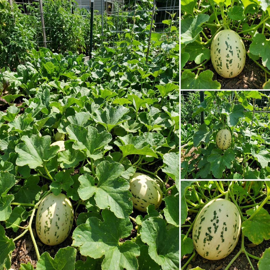 White Leopard Melon Vegetable Seeds for Planting - Seed for Unique and Flavorful Harvests in Your Garden