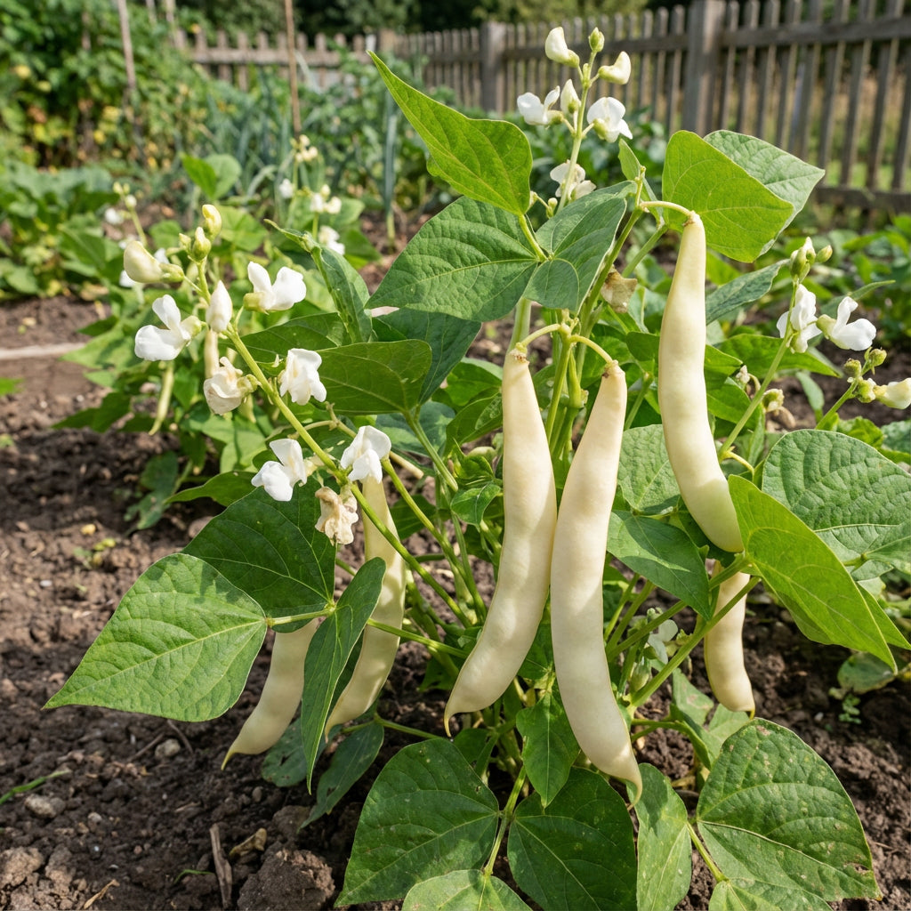 植え付け用白い白花豆の種 高品質野菜の種 有機庭園の種 – Pure Asia Seeds