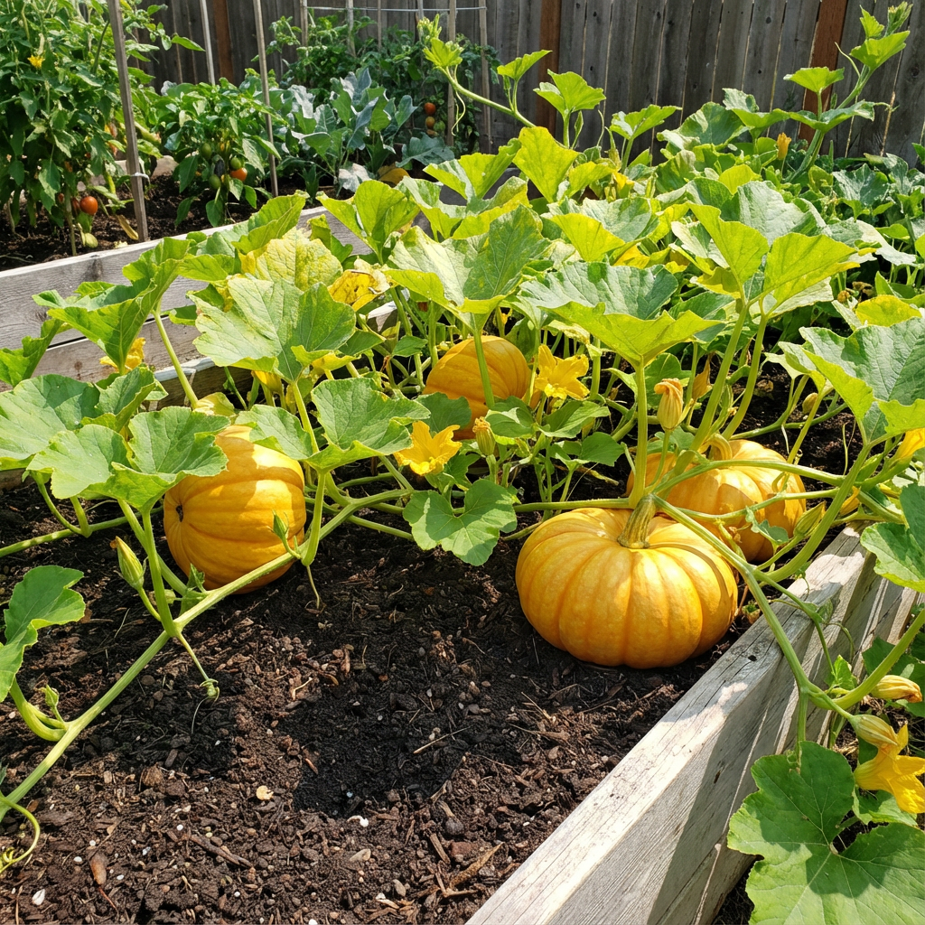 Yellow Pumpkin Vegetable Seeds for Easy Planting