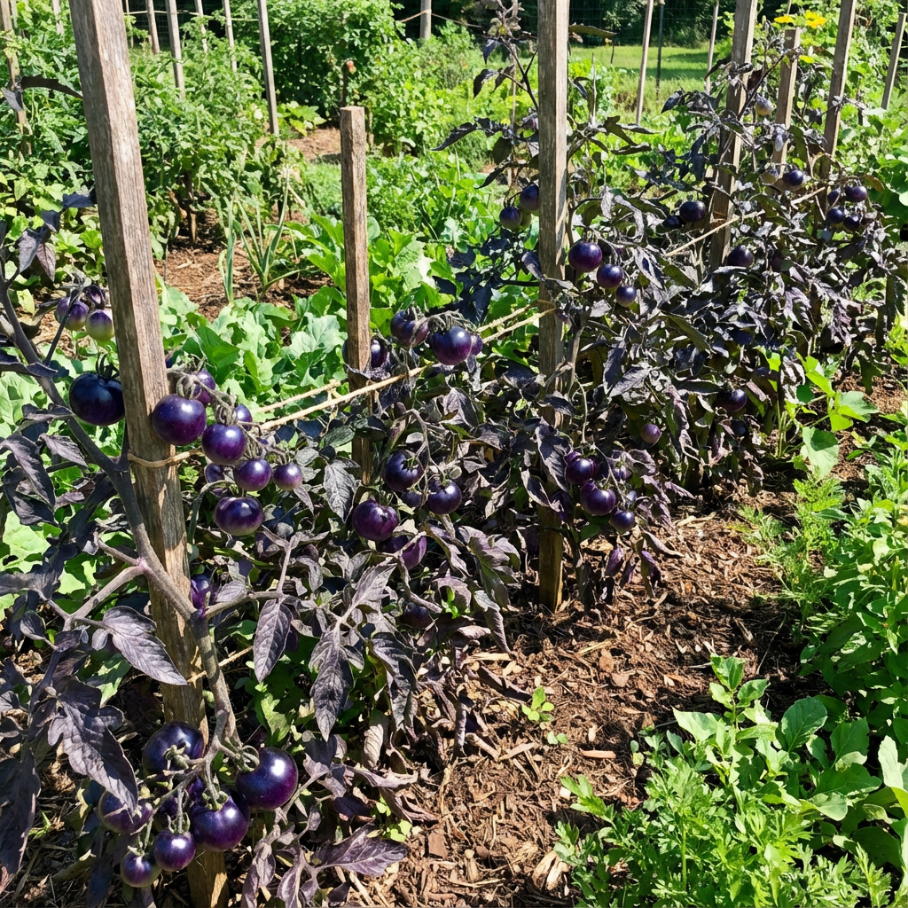 Violet Tomato Seeds for Easy Vegetable Planting