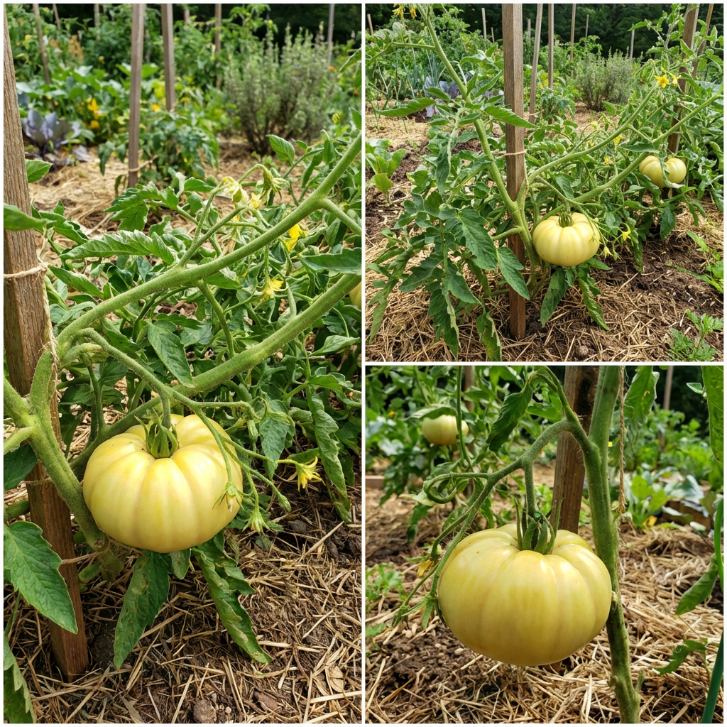 Light Yellow Giant Tomato Seeds - Ideal for Home Planting