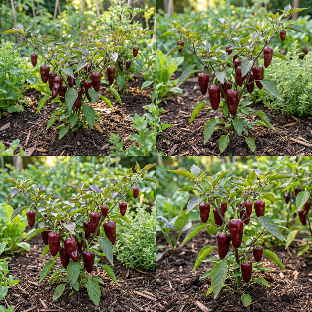 Chili Brazilian Maroon Seeds for Vibrant Gardens - Ideal for Planting
