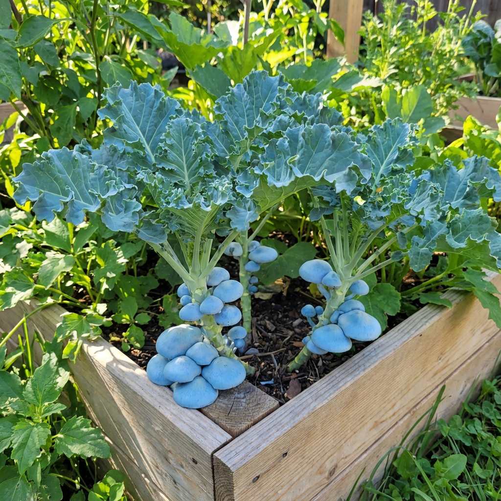 Sky Blue Mushroom Seeds for Planting - Unique Blue Mushrooms for Your Harvest