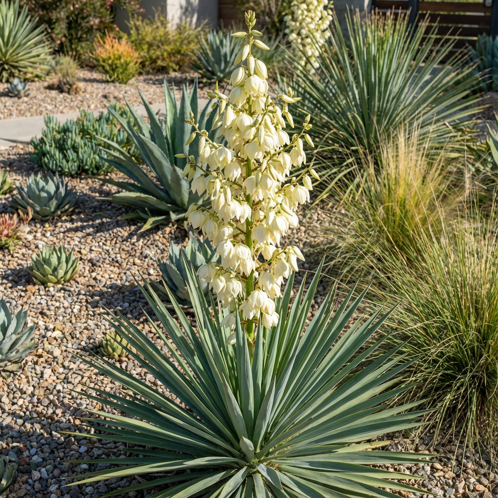 White Yucca Tree Planting Seed Perfect for Gardens, Easy to Grow, Ideal for Adding Unique Foliage to Your Outdoor Space